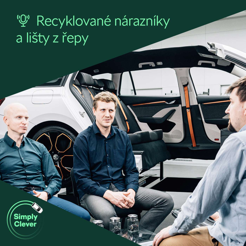 Obrázek epizody Recyklované nárazníky a lišty z řepy - Škoda chce mít udržitelnější vozy