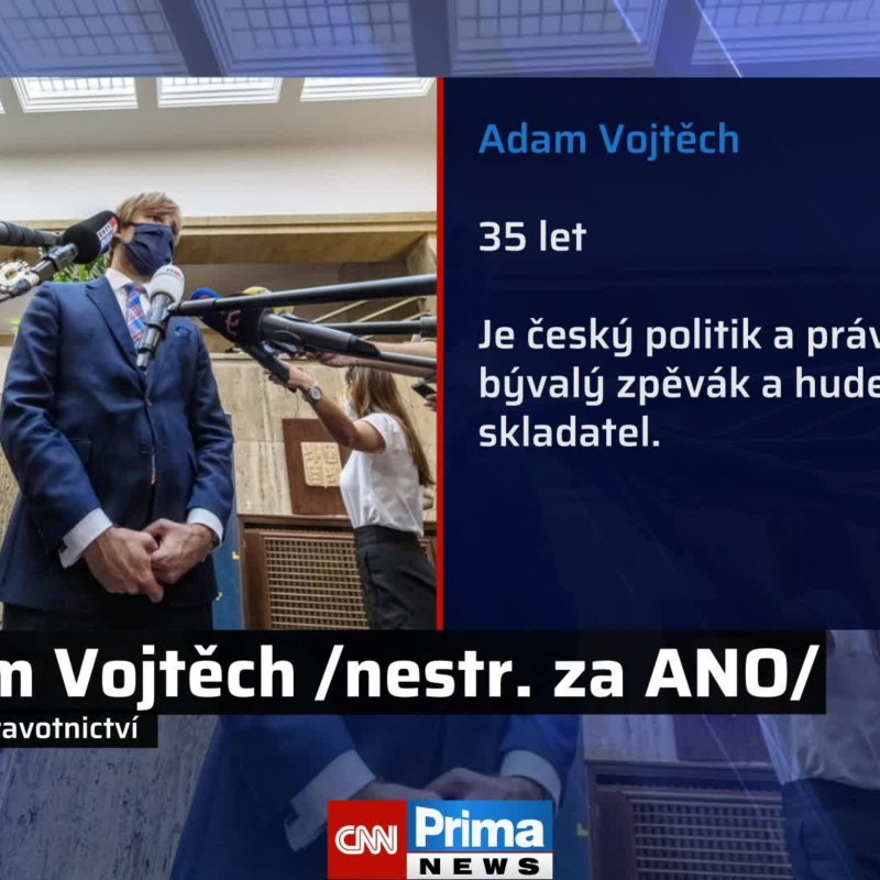 Obrázek epizody Profil Adama Vojtěcha (zdroj: CNN Prima NEWS)