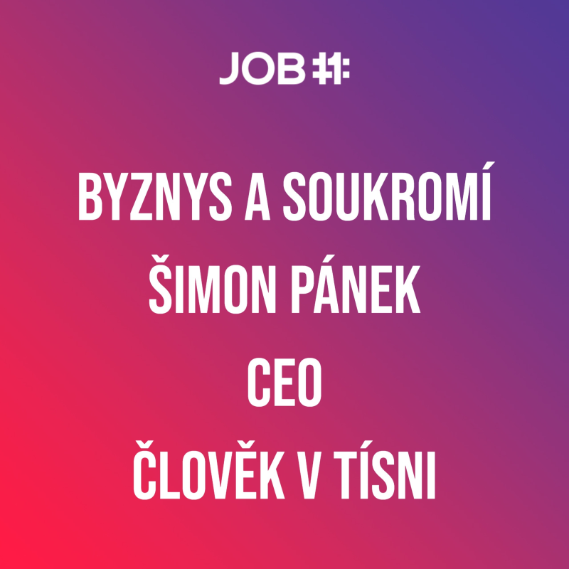 Obrázek epizody #11 Šimon Pánek - CEO - Člověk v tísni