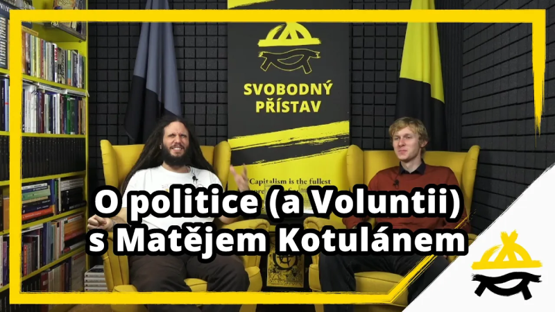 Obrázek epizody Studio Svobodného přístavu: O politice (a Voluntii) s Matějem Kotulánem