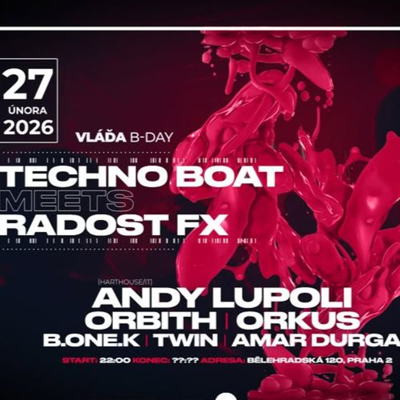 Obrázek epizody Techno Boat meets RadostFX 27.2.2026 - ORKUS live