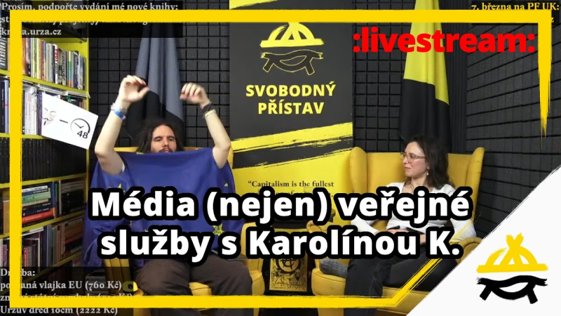 Obrázek epizody Studio Svobodného přístavu: Média (nejen) veřejné služby s Karolínou K.