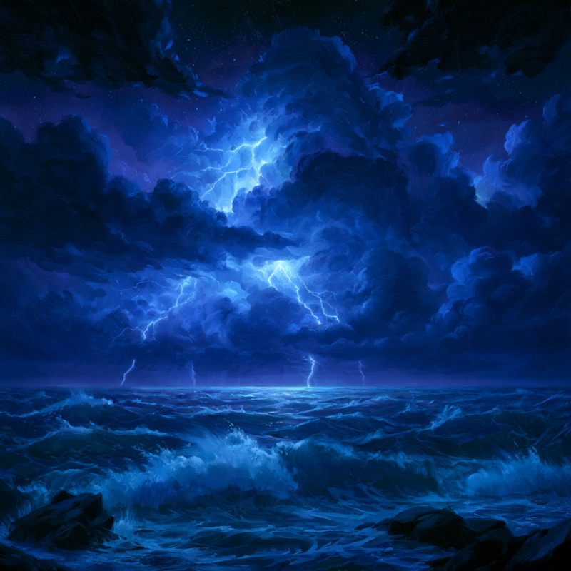 Obrázek epizody Thunderstorm Over the Ocean | Sounds for Deep Sleep