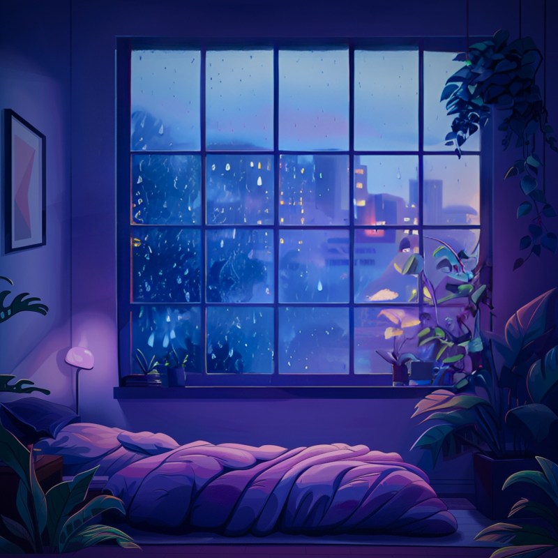 Obrázek epizody Rainy Night in a Cozy Bedroom