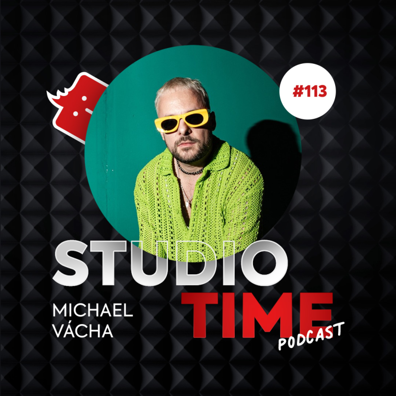 Obrázek epizody Michael Vácha ve Studiotime #113: „Když kapela bydlí spolu, hodně věcí to urychlí."