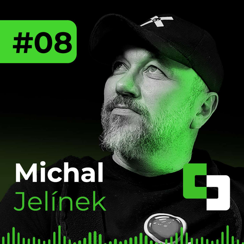 Obrázek epizody #08 - Michal Jelínek | Existujeme proto, aby jsme poznávali nové věci