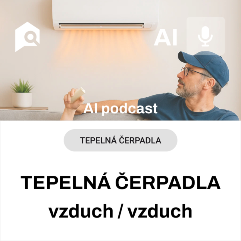 Obrázek epizody #50 AI souhrn - Tepelné čerpadlo vzduch/vzduch