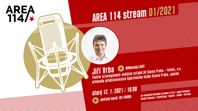 Obrázek epizody AREA 114 stream s Jiřím Vrbou