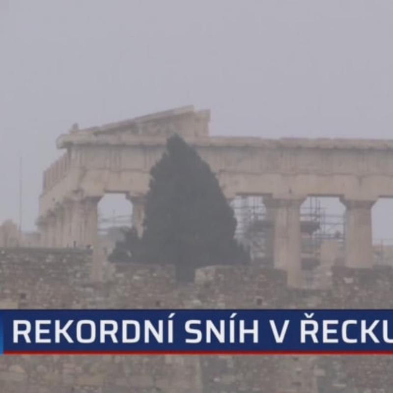 Obrázek epizody Řecko zasypal sníh (zdroj: CNN Prima NEWS)