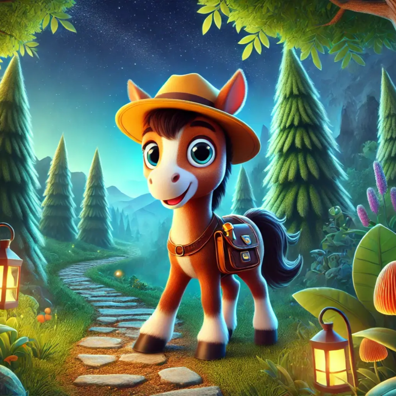 Obrázek epizody Hříbátko Lojzík a tajemný les - Kouzelná pohádka pro děti o odvaze a přátelství