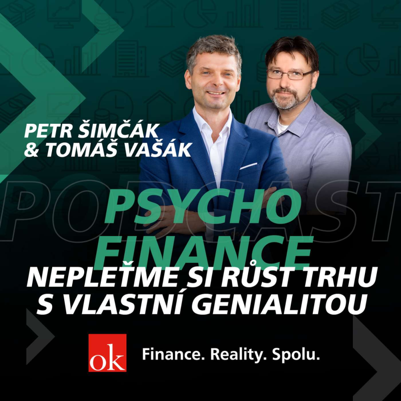 Obrázek epizody #3: Psychofinance - Nepleťme si růst trhu s vlastní genialitou (Petr Šimčák, Tomáš Vašák)