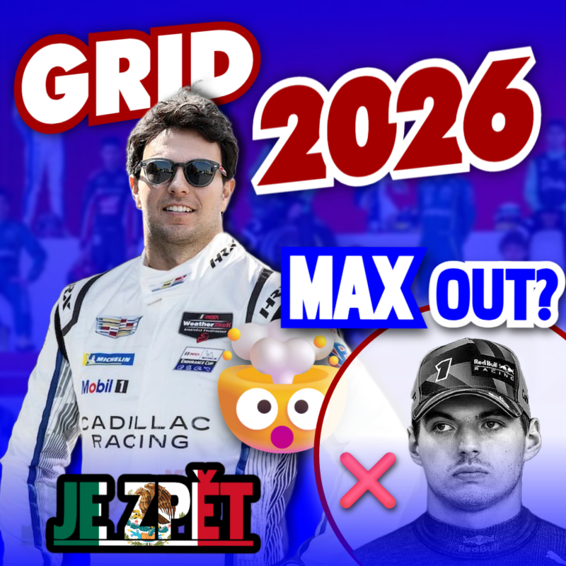 Obrázek epizody Opustí Max Red Bull, Pérez do Cadillacu a další nováčci? Predikce gridu 2026! | We are checking #43