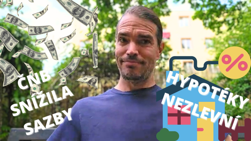 Obrázek epizody ČNB snížila sazby. Hypotéky ale nezlevní
