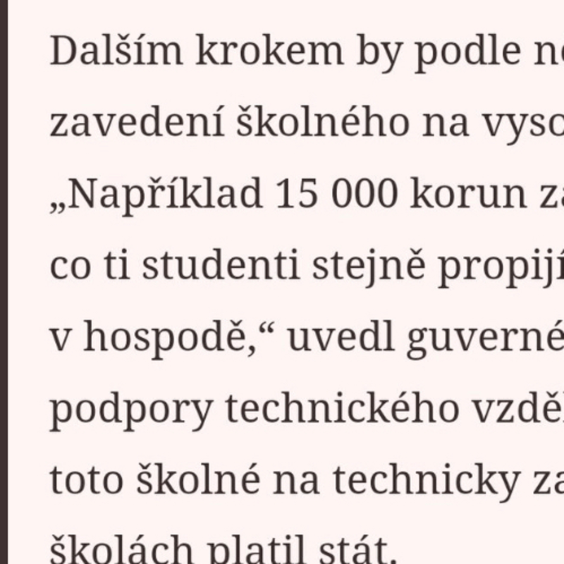 Obrázek epizody Rusnok děla brikule, mě to hrozně sere