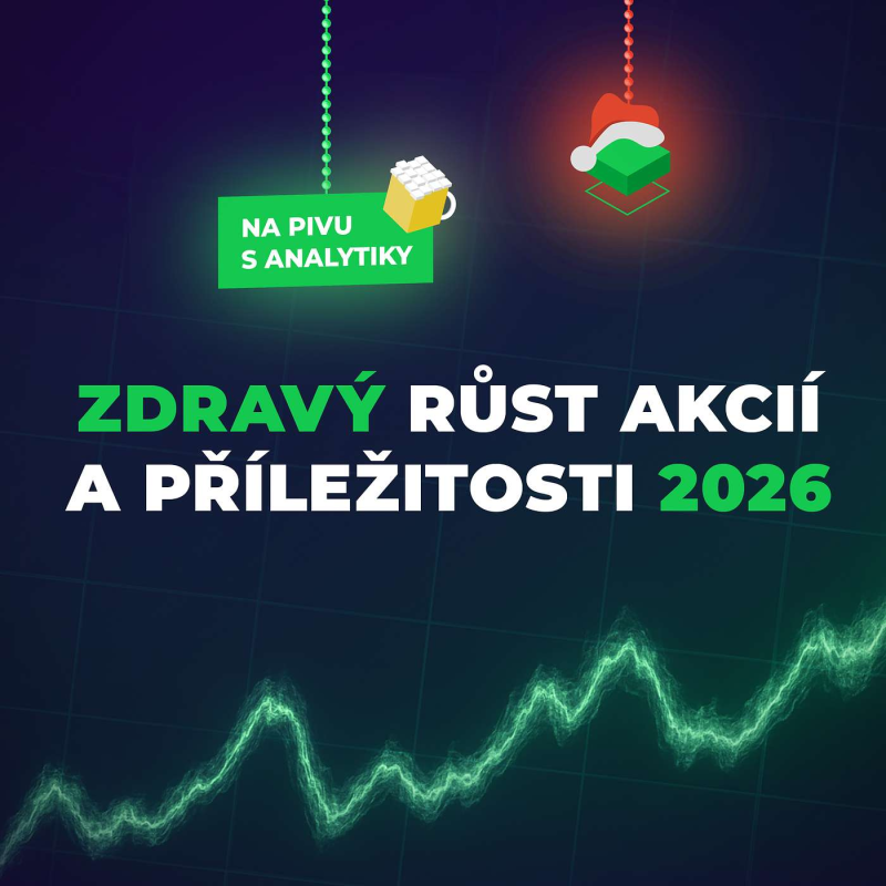 Obrázek epizody Zdravý růst – energie, banky, pražská burza a AI | Na pivu s analytiky #23