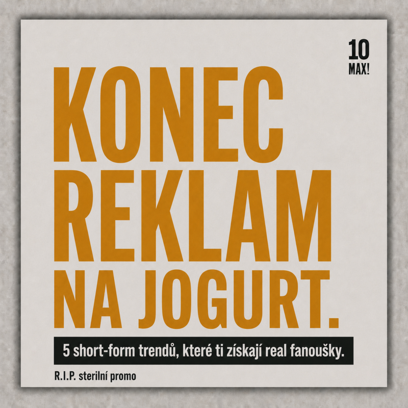 Obrázek epizody Konec reklam na jogurt. Proč lidi ignorují tvůj „novej singl v biu“?
