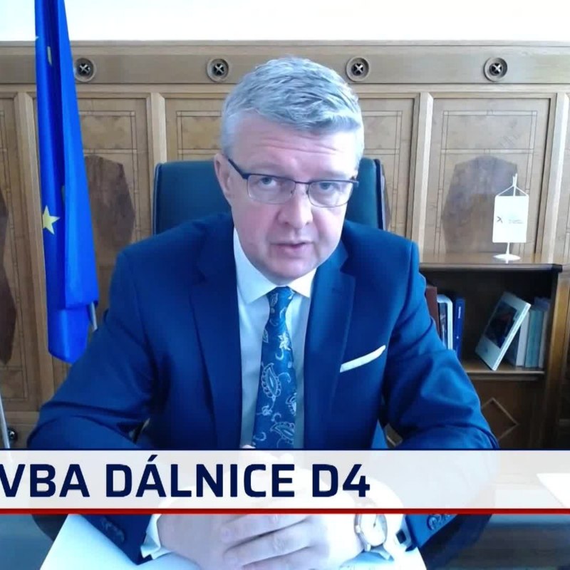 Obrázek epizody Ministr Havlíček o stavbě dálnic (zdroj: CNN Prima NEWS)