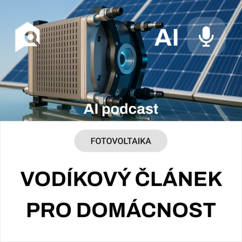 Obrázek epizody #52 AI souhrn - Domácí vodíkové palivové články: Potenciál a výzvy