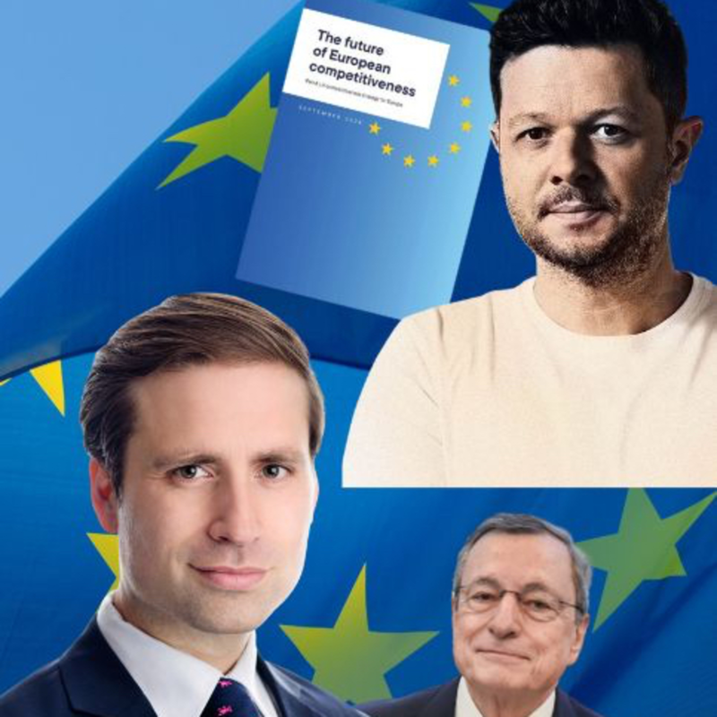 Obrázek epizody Zbortila se iluze Evropské unie, že je mocností. Zásadní sdělení Maria Dragiho komentuje ekonom Kovanda  