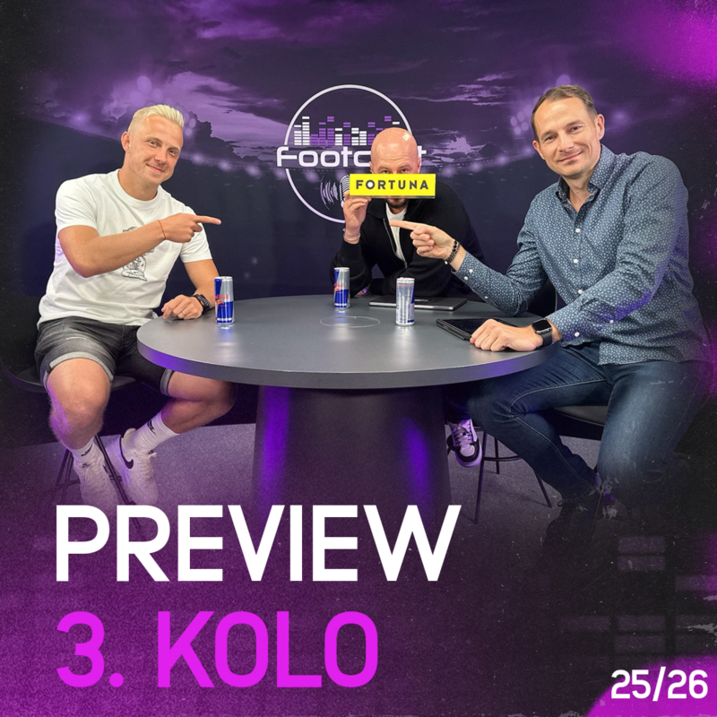 Obrázek epizody Slavia znovu s nulou, Kuchta dá gól Pardubicím a Jablonec přetlačí Hradec | FOOTCAST PREVIEW 3. kolo