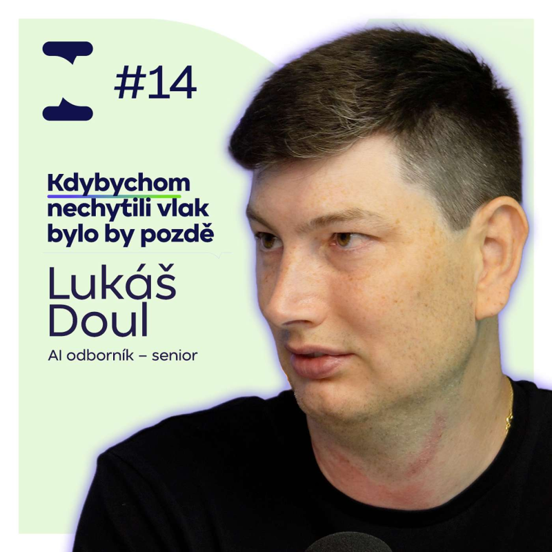 Obrázek epizody Jak zavést AI v korporátu se 90 000 lidmi? dm začalo zákazem ChatGPT | Lukáš Doul