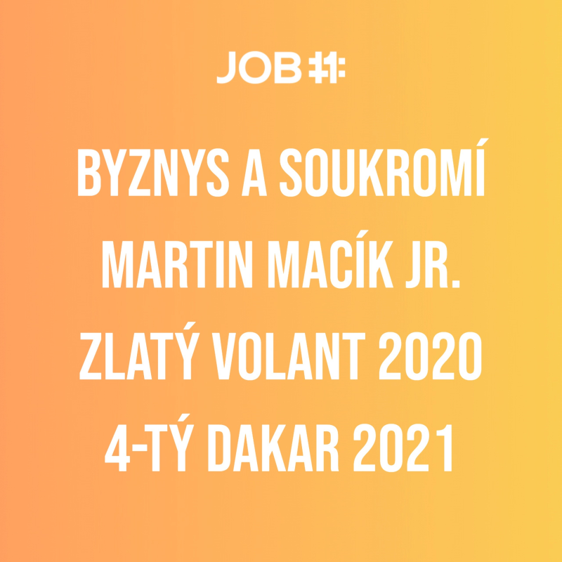 Obrázek epizody #9 Martin Macík Jr. - Zlatý Volant 2020 - čtvrtý Dakar 2021