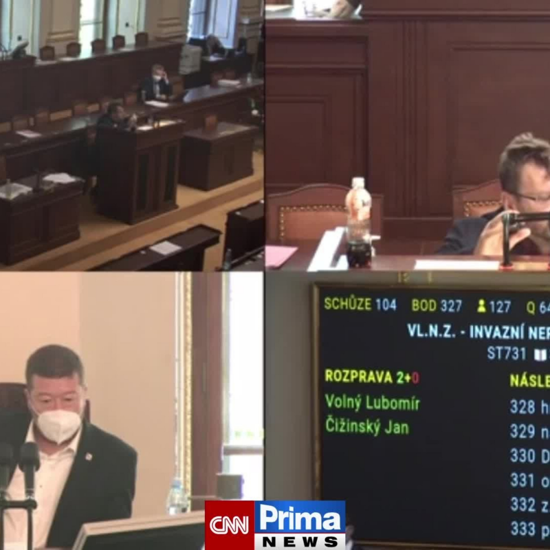 Obrázek epizody Volný hodiny blokoval jednání Sněmovny (zdroj: CNN Prima NEWS)