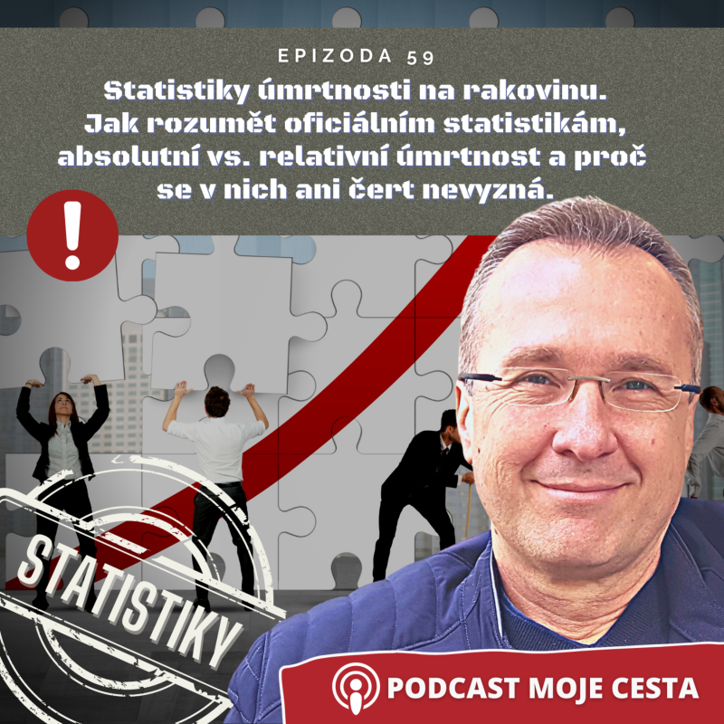 Obrázek epizody Epizoda č.59 - Statistiky úmrtnosti na rakovinu. Co nám to má říct a proč se v nich nevyzná ani čert.