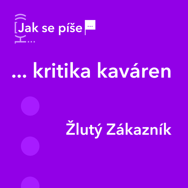 Obrázek epizody Jak se píše... kritika kaváren