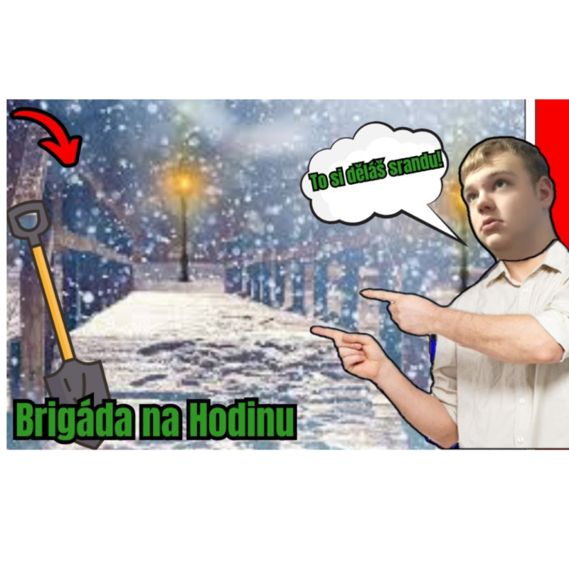 Obrázek epizody Uklízím sníh u paneláku 🏢❄️💪… ruce mrznou 🥶 a sněží dál 🌨️😩!