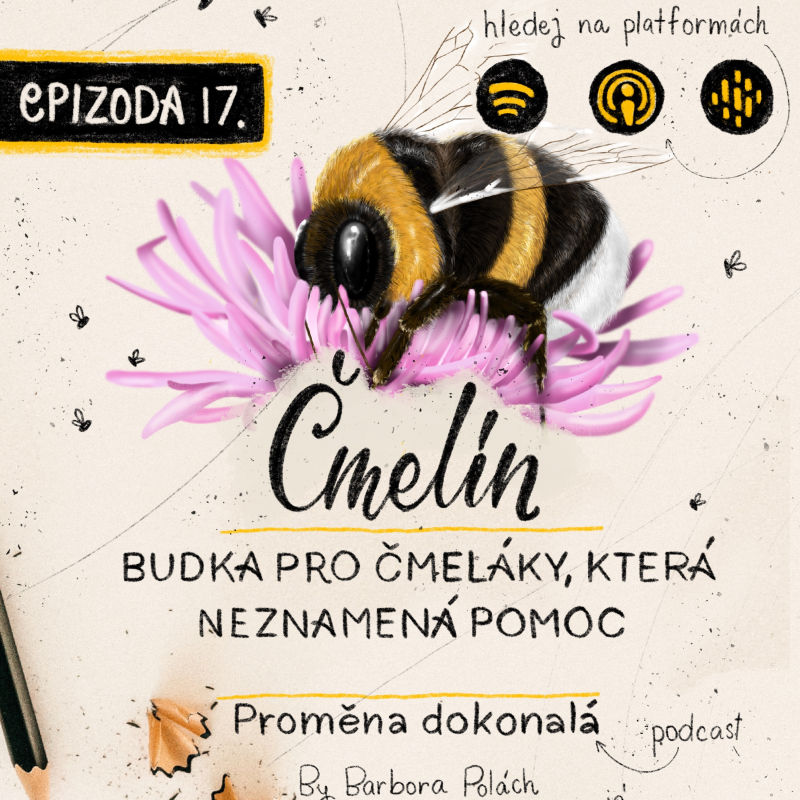 Obrázek epizody #17 Čmelín, budka pro čmeláky, která neznamená pomoc