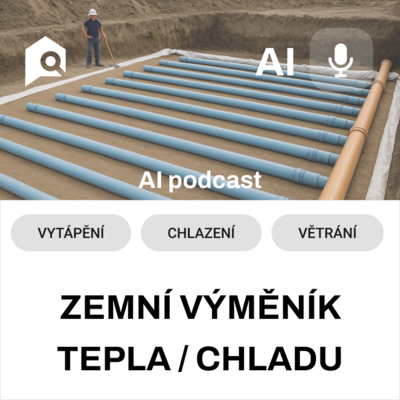 Obrázek epizody #51 AI souhrn - Zemní výměník tepla a chladu - vpylatí se?