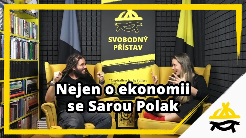 Obrázek epizody Studio Svobodného přístavu: Nejen o ekonomii se Sarou Polak