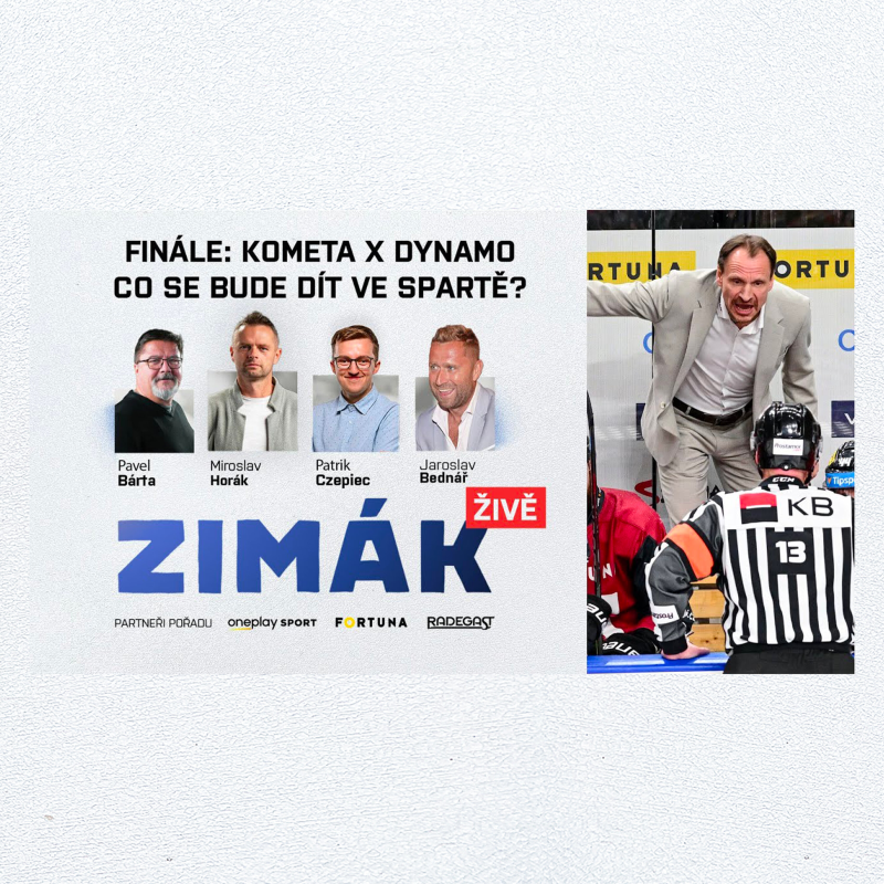 Obrázek epizody Zimák ŽIVĚ | Po krachu s Kometou na Spartě musí přijít změny. Nejen kosmetické