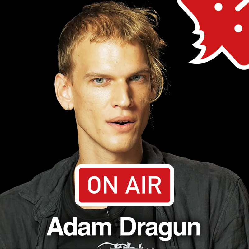 Obrázek epizody Adam Dragun (Berlin Manson) ON AIR: „Lidé vkládají do kapel přehnané naděje."