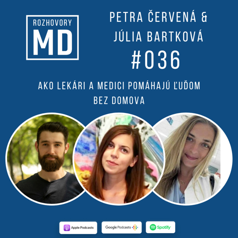 Obrázek epizody #036 Petra Červená & Júlia Bartková - Ako lekári a medici pomáhajú ľuďom bez domova