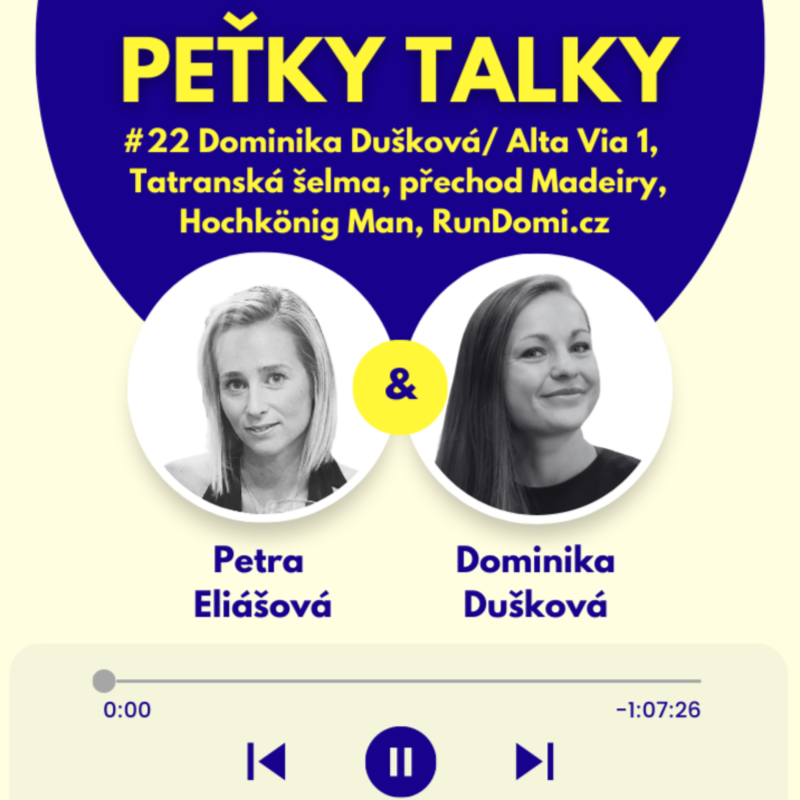 Obrázek epizody #22 Dominika / Alta Via 1, Tatranská šelma, přechod Madeiry, Hochkönig Man, RunDomi.cz, „Kdo neběhá ultra nebo nezažije takový závod, nikdy nepochopí, co my tam prožíváme...“