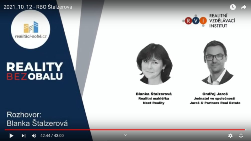 Obrázek epizody REALITYBEZOBALU: Blanka Štalzerová – Makléřina se naučit nedá, to musíte mít v sobě