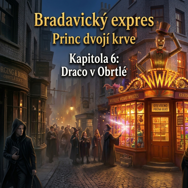 Obrázek epizody 142) Harry Potter a Princ dvojí krve - Draco v Obrtlé (Kapitola 6.)