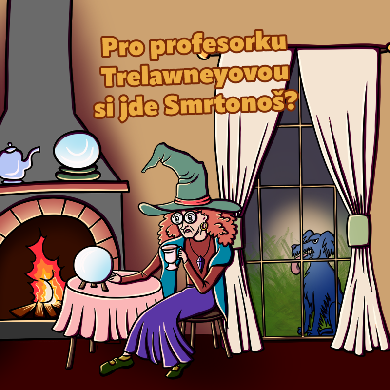 Obrázek epizody Pro profesorku Trelawneyovou si jde Smrtonoš? (S3E15-1)