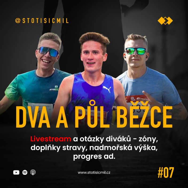 Obrázek epizody Dva a půl běžce #07: Záznam livestreamu, FAQ, zóny, doplňky stravy, nadmořská výška, progres a další