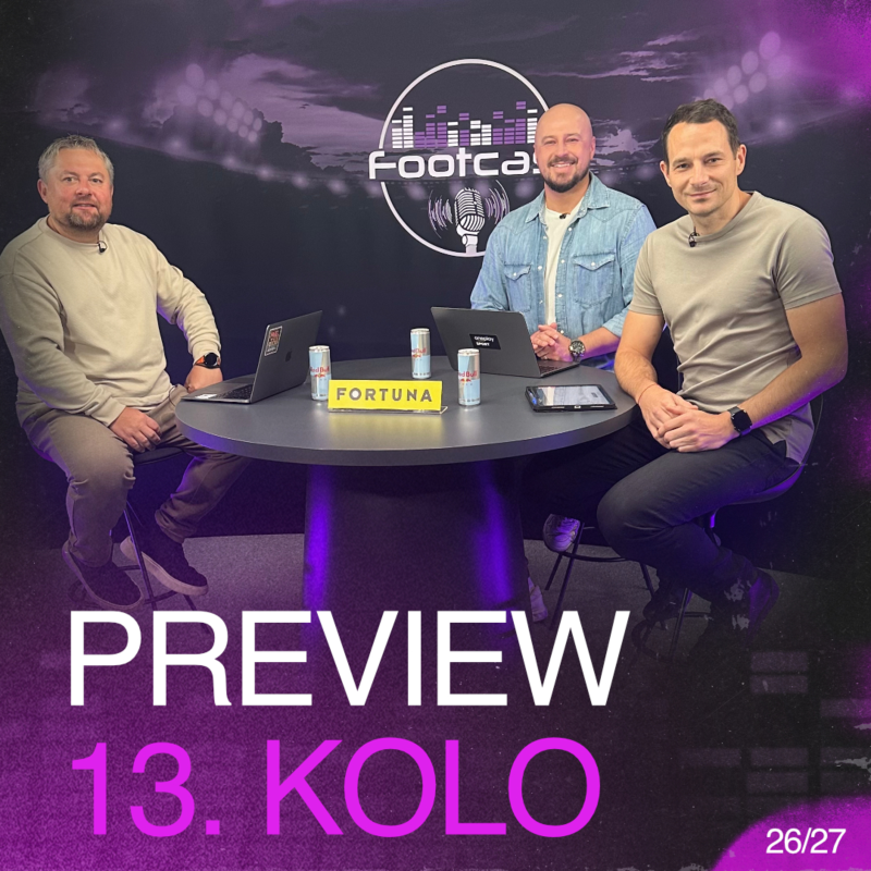 Obrázek epizody Ztratí Slavia body i potřetí? Derby v Ďolíčku, prohloubí Plzeň zmar? | FOOTCAST PREVIEW 13. KOLO