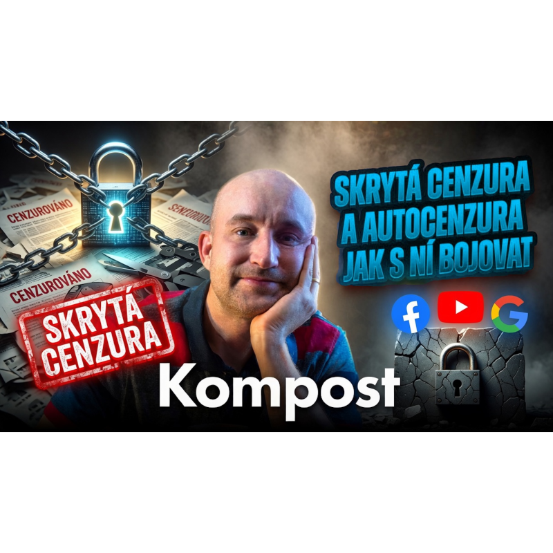 Obrázek epizody Cenzura v ČT a ČR, sociálních sítí a AI. Čeho se tak moc bojí? Co s tím? | Kompost #3