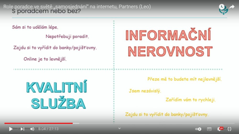 Obrázek epizody Role poradce ve světě „samosjednání“ na internetu