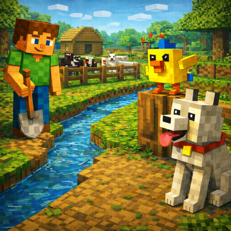 Obrázek epizody Kapitola 37 – Žárlivé peří | Karlíkovy minecraftické pohádky