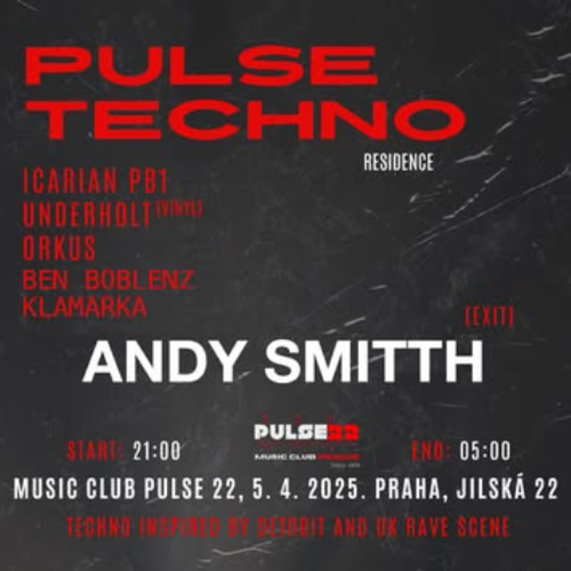 Obrázek epizody Pulse Techno - Andy Smith - ORKUS SET