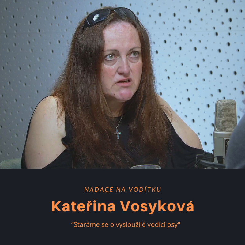 Obrázek epizody Kateřina Vosyková, nadace Na vodítku: Staráme se o vysloužilé vodící psy