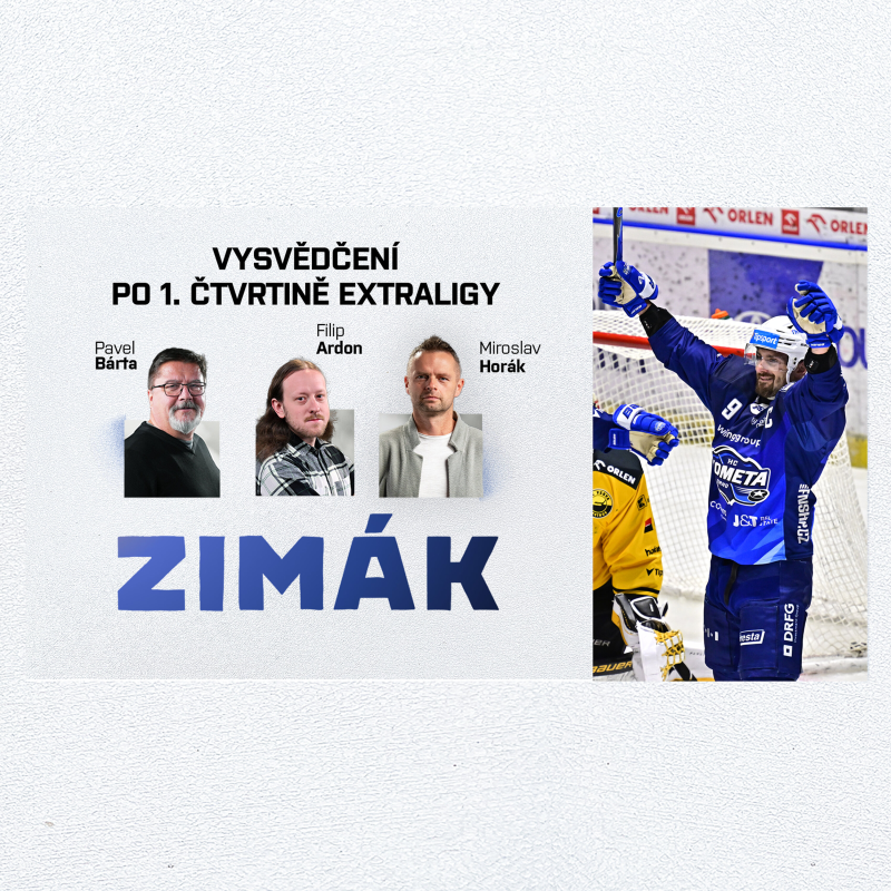Obrázek epizody VYSVĚDČENÍ po první čtvrtině extraligy: jedna čistá jednička, bolístky i vážná situace