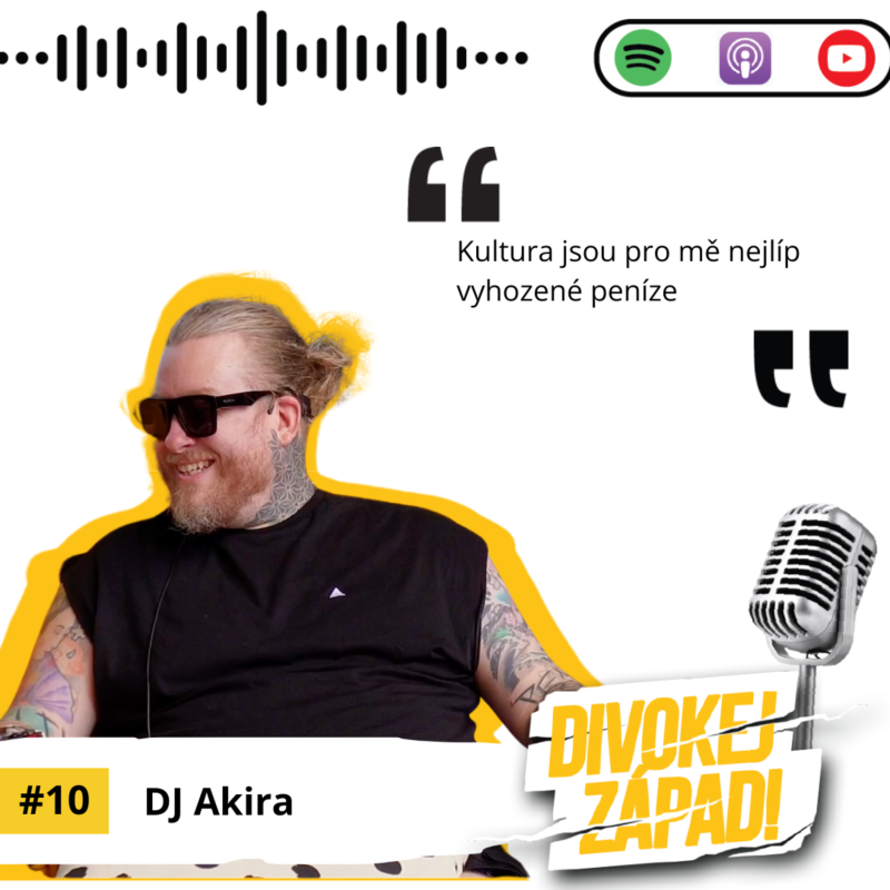 Obrázek epizody #61 LIVE PODCAST KVIFF DJ Akira: Kultura jsou pro mě nejlíp vyhozené peníze