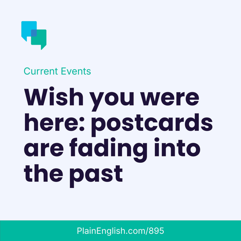 Obrázek epizody Postcards are fading into the past